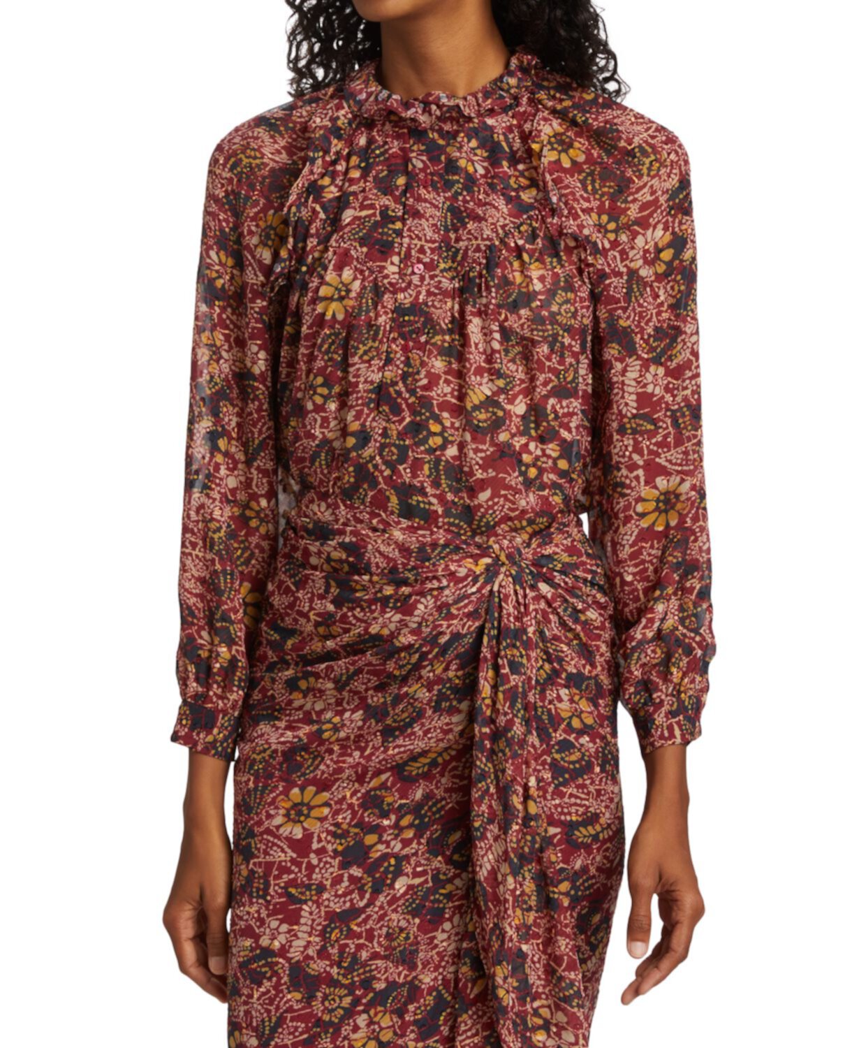 Прозрачная блузка с цветочным принтом Gaelle Ba&sh