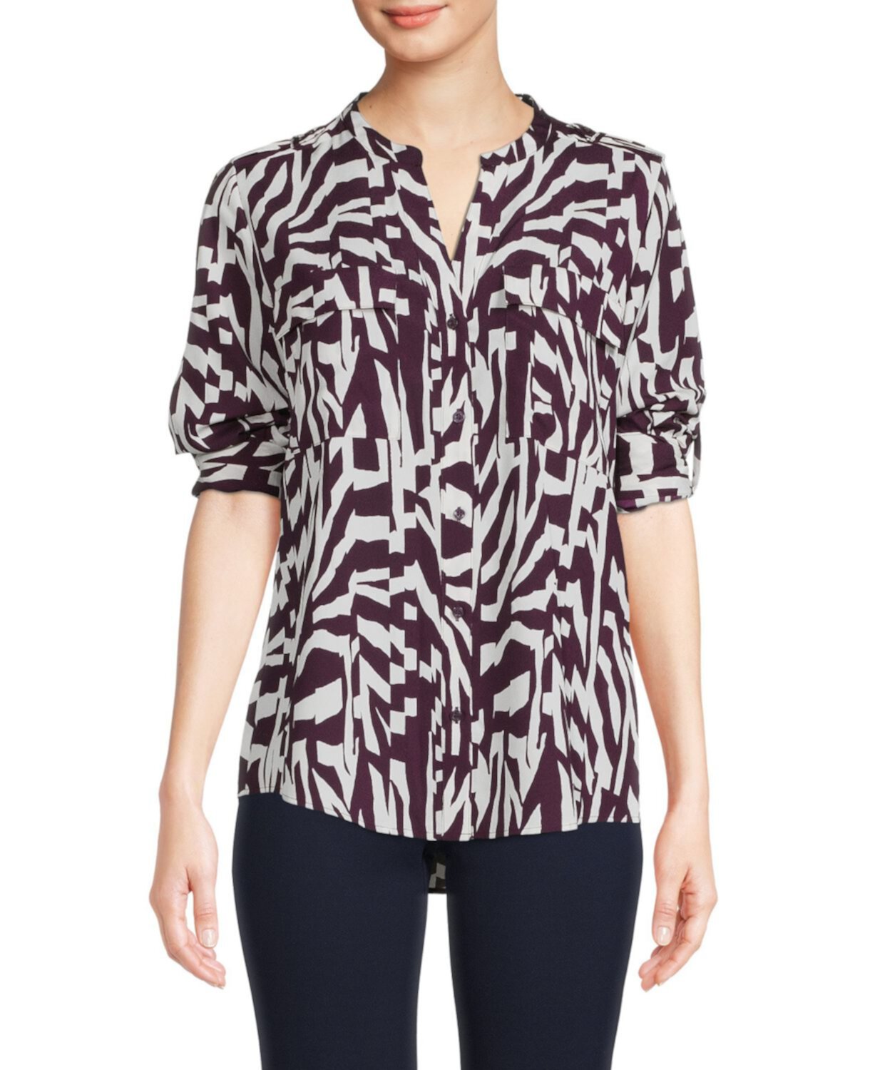 блузка с принтом Calvin Klein