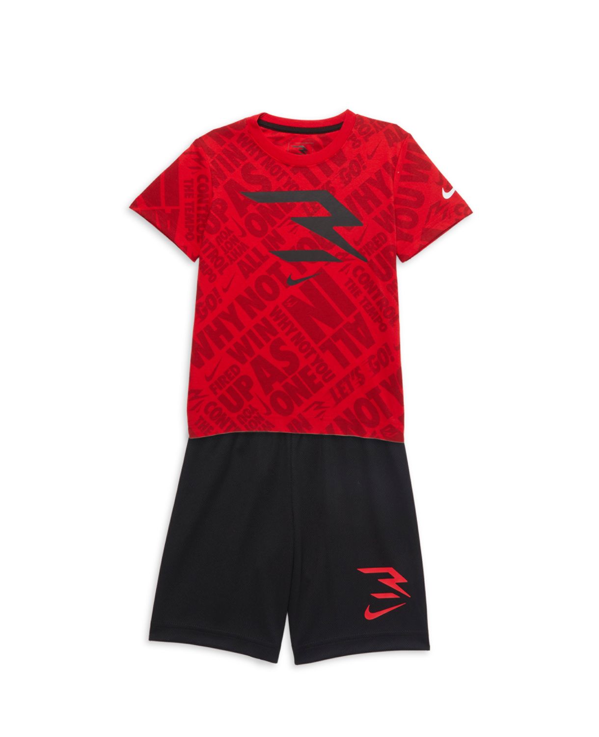 Футболка для маленького мальчика &amp; Комплект шорт Nike 3BRAND by Russell Wilson