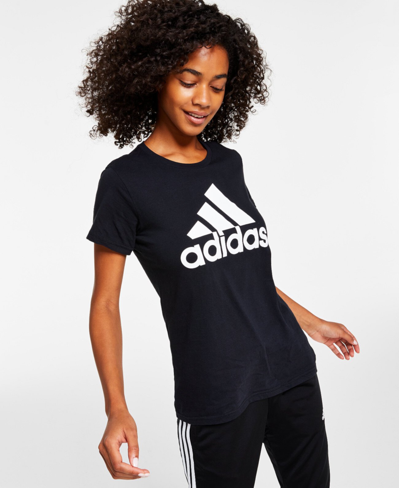 Женская Футболка Adidas Essentials Logo Cotton Adidas