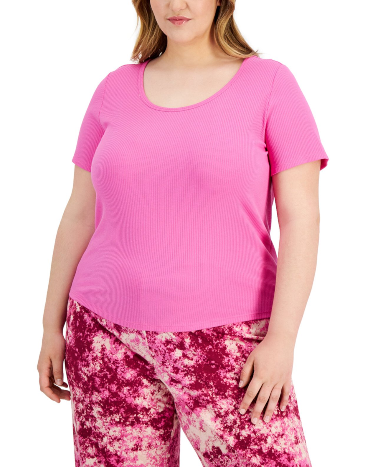 Рубашка больших размеров с короткими рукавами, созданная для Macy's Jenni