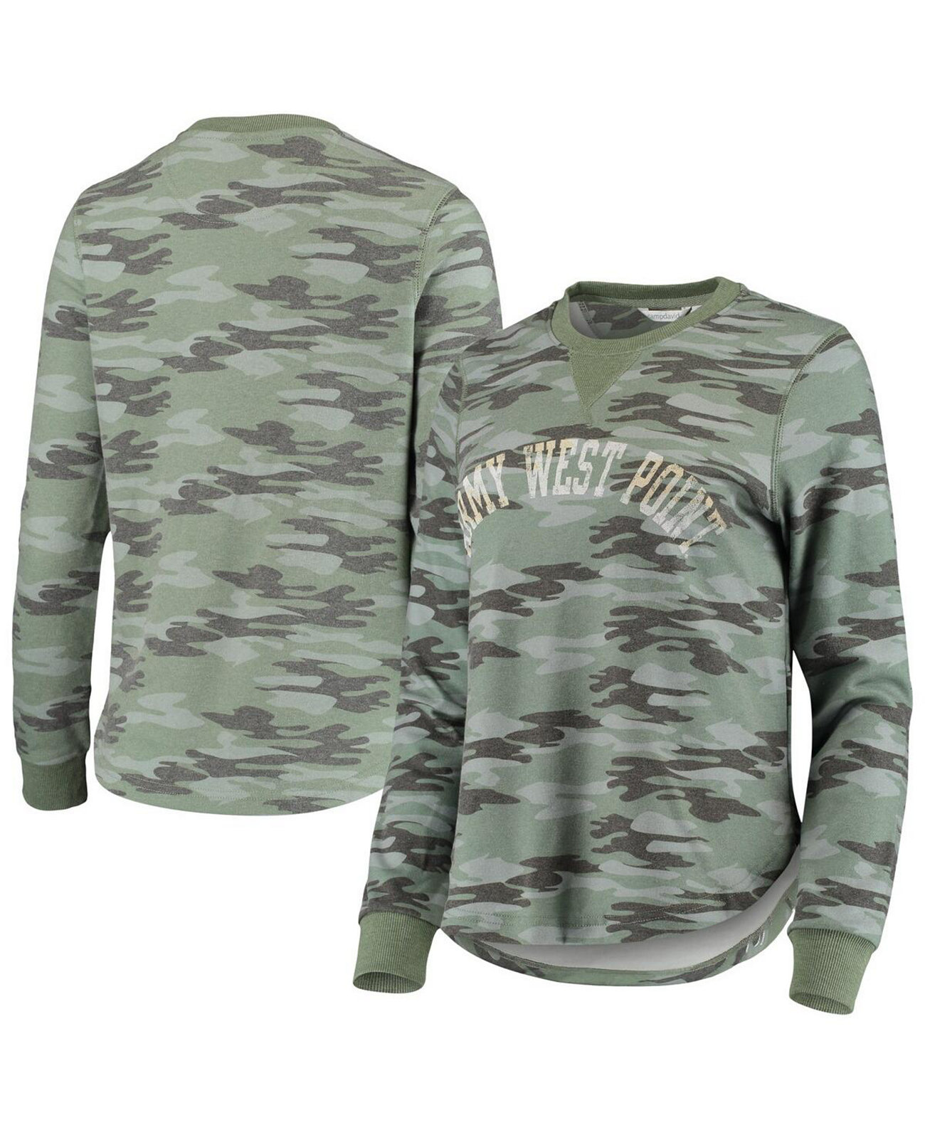 Женская камуфляжная толстовка Army Black Knights Comfy Pullover Sweatshirt Camp David