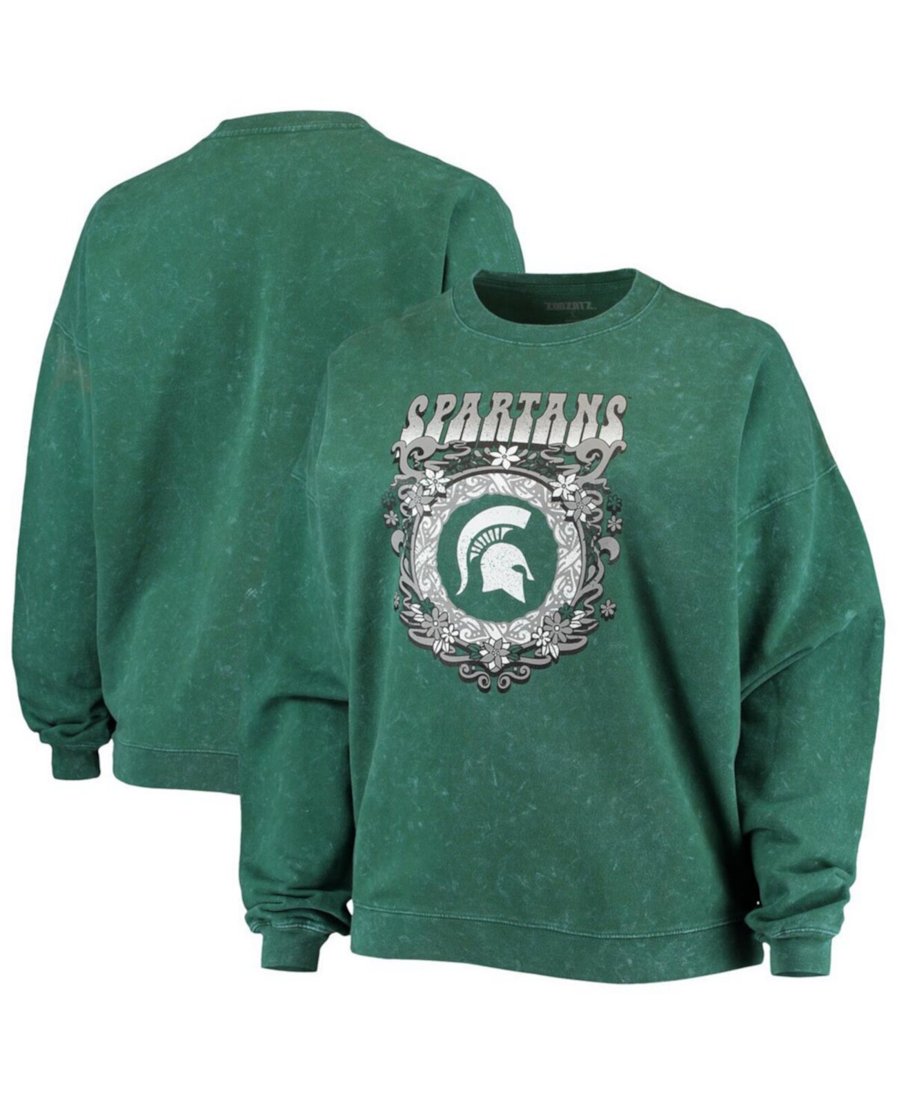 Женский Пуловер ZooZatz Michigan State Spartans ZooZatz