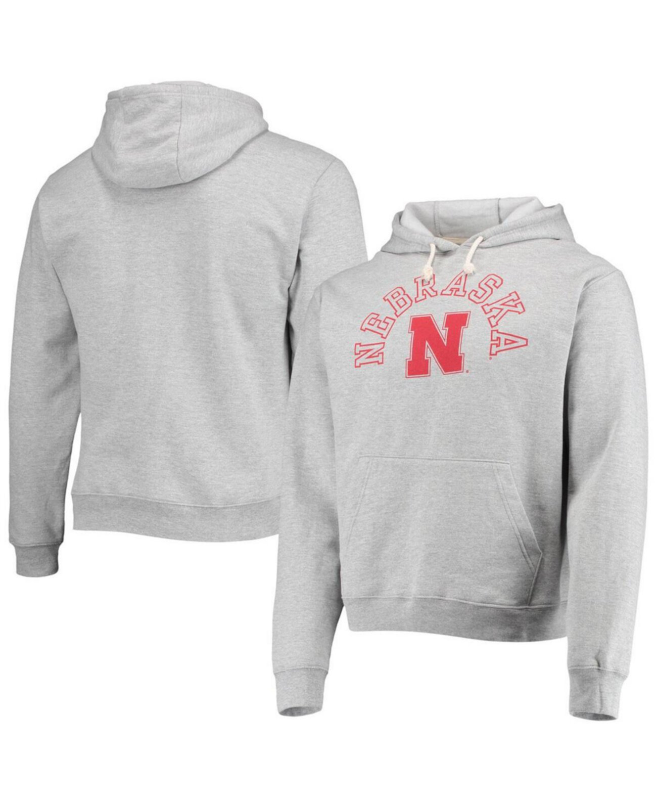 Мужское флисовое худи Nebraska Huskers Seal Neuvo Essential League Collegiate Wear