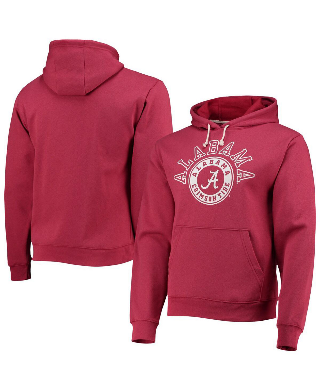 Мужское худи Alabama Crimson Tide Seal Neuvo Essential с флисовой подкладкой League Collegiate Wear