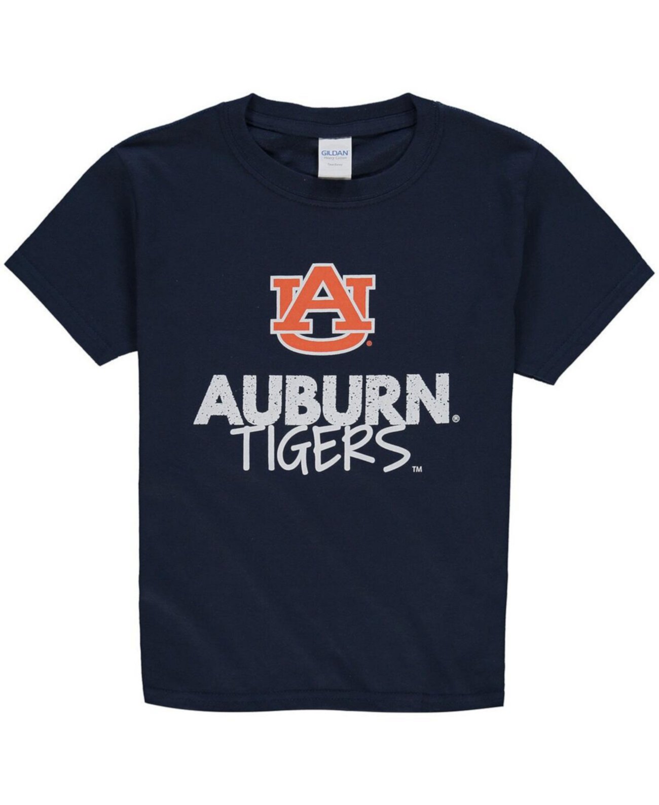 Темно-рыжая футболка с круглым вырезом Big Boys Auburn Tigers Two Feet Ahead