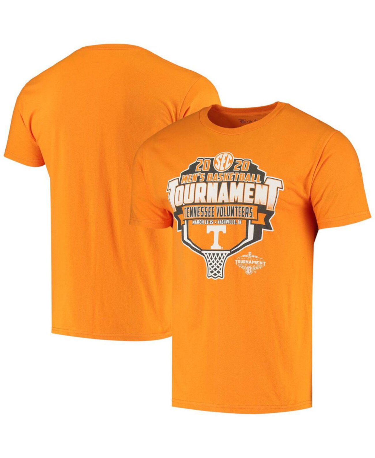 Мужская футболка Tennessee Orange Tennessee Volunteers 2020 Conference Basketball Tournament Original Retro Brand