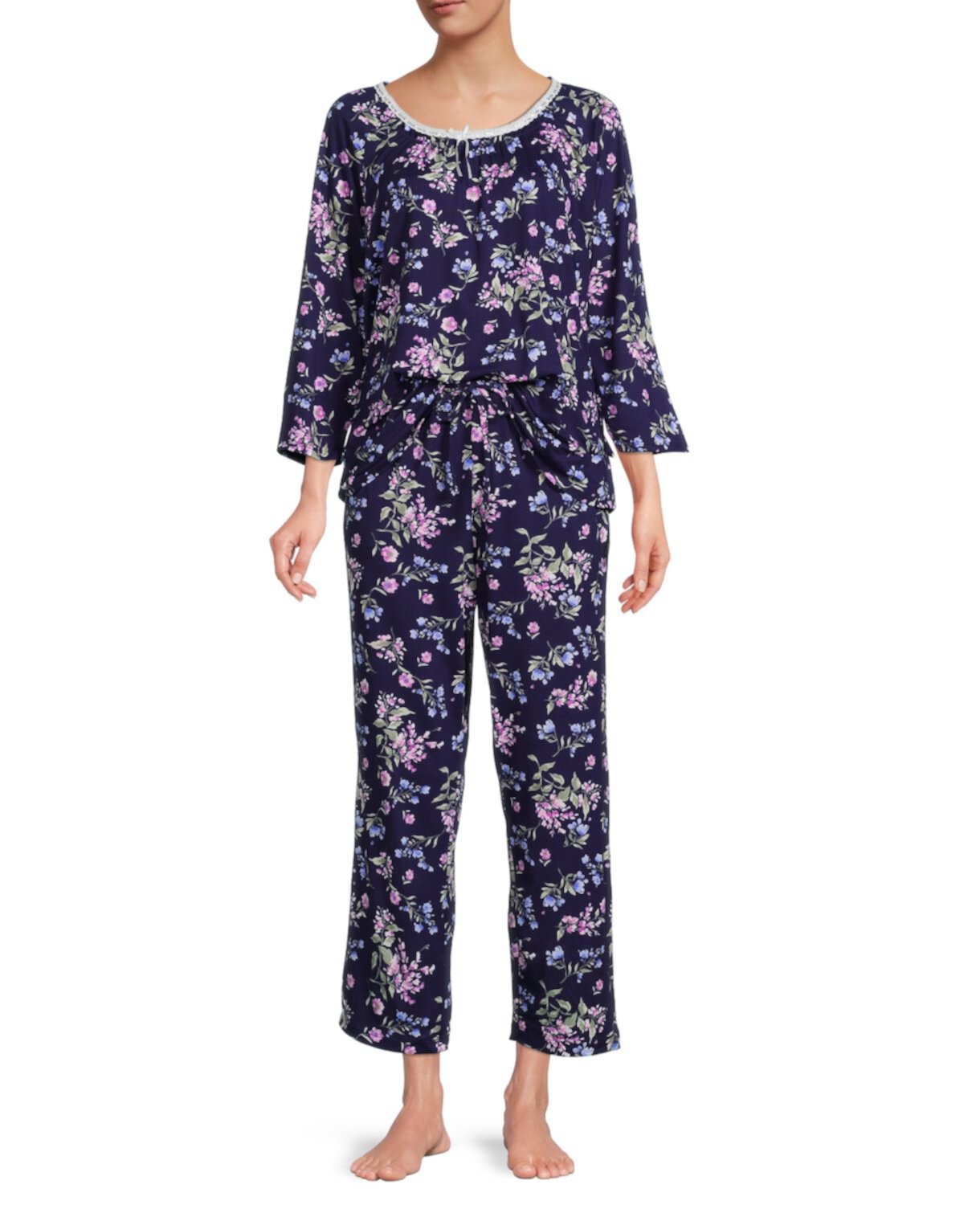 Пижамный комплект из 2-х штанов с цветочным принтом Carole Hochman