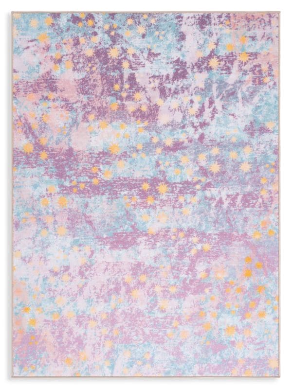 Kid's Playhouse Star-Print Rug Safavieh