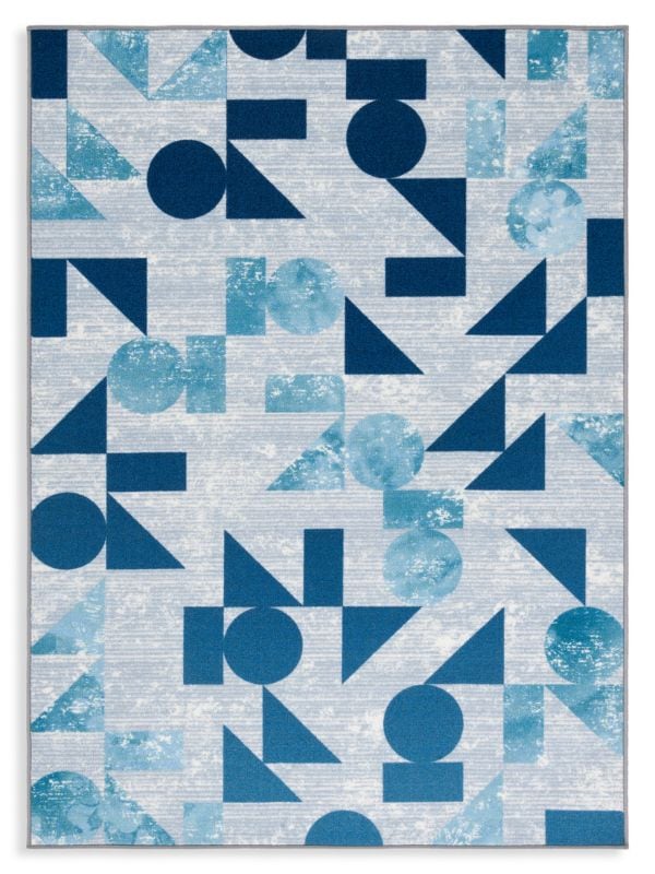 Kid's Playhouse Geometric Accent Rug Safavieh