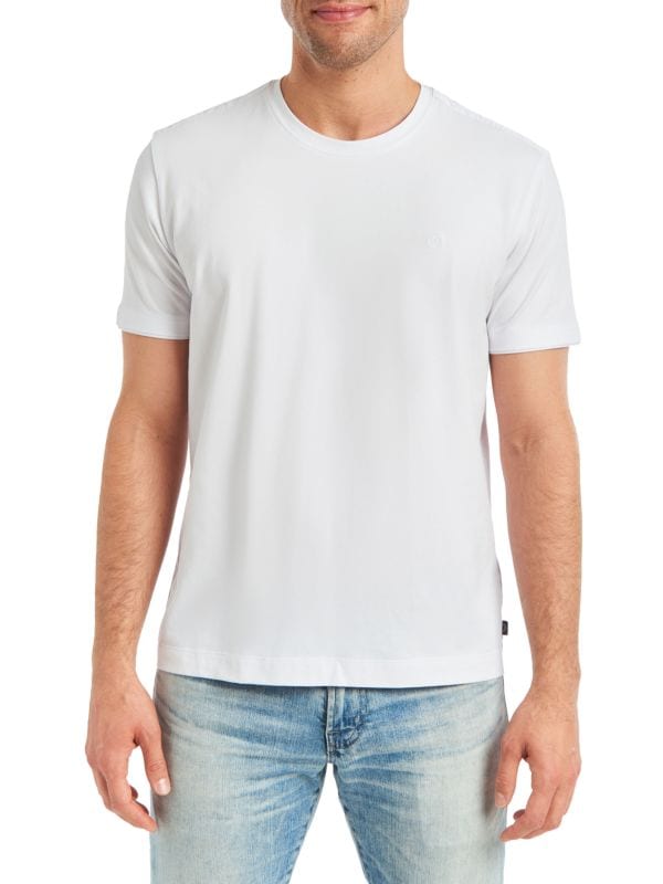 ​4-полосная эластичная футболка с круглым вырезом PINOPORTE
