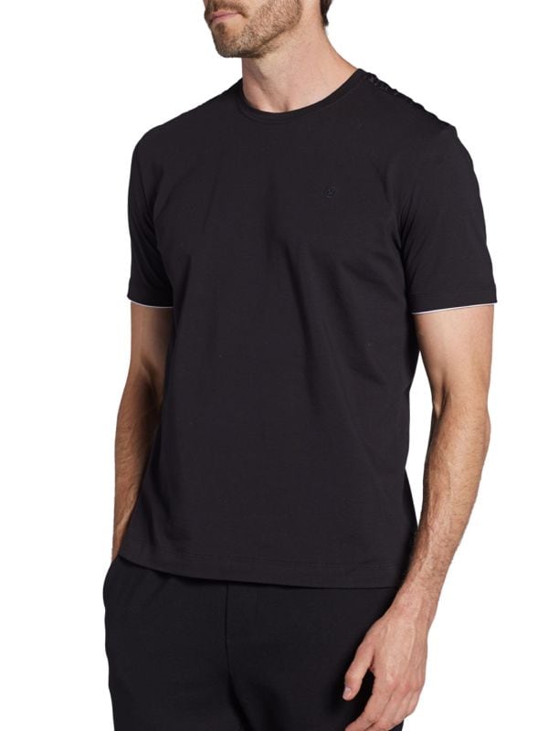 ​4-полосная эластичная футболка с круглым вырезом PINOPORTE