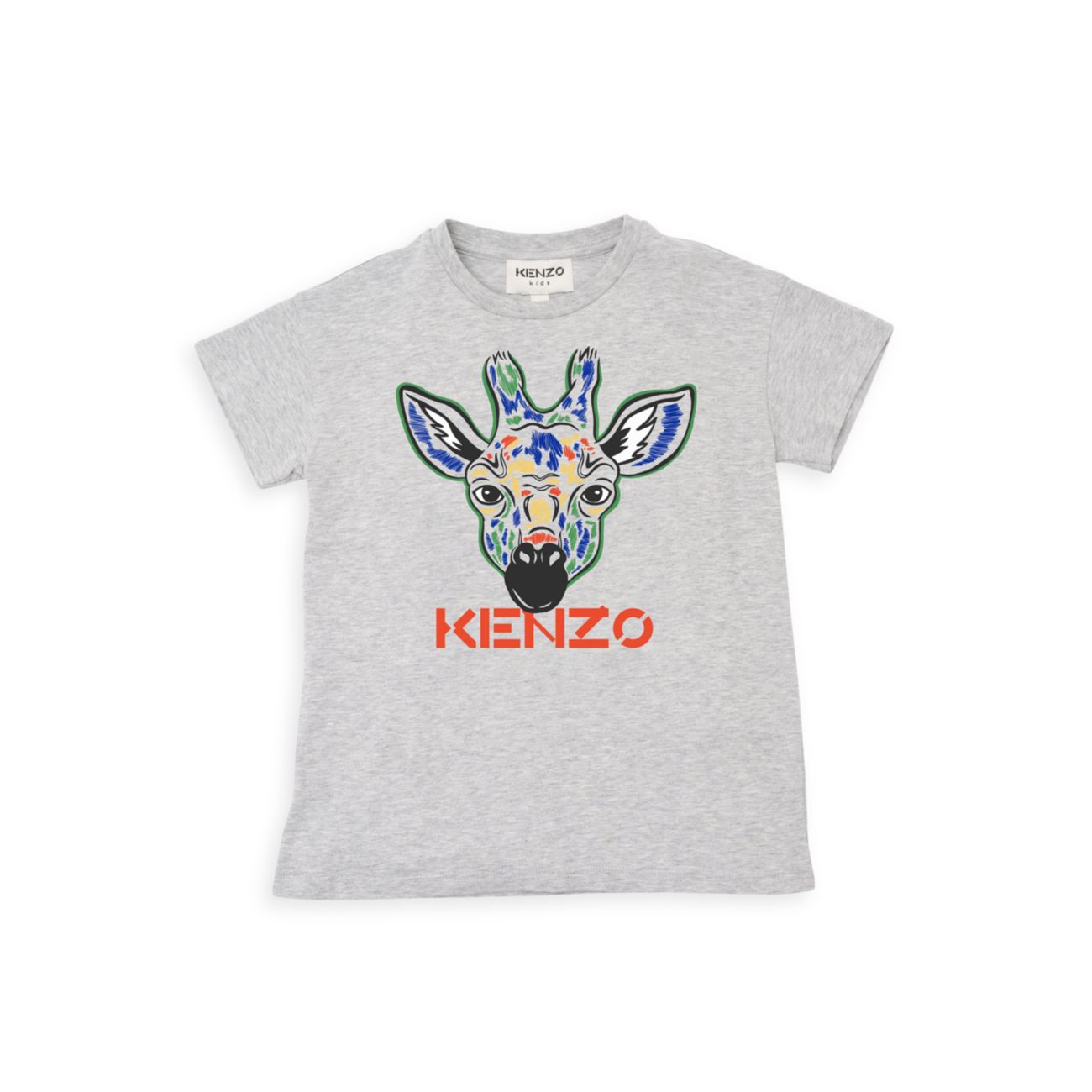 Маленький ребенок &amp;amp; Детская футболка с принтом логотипа KENZO