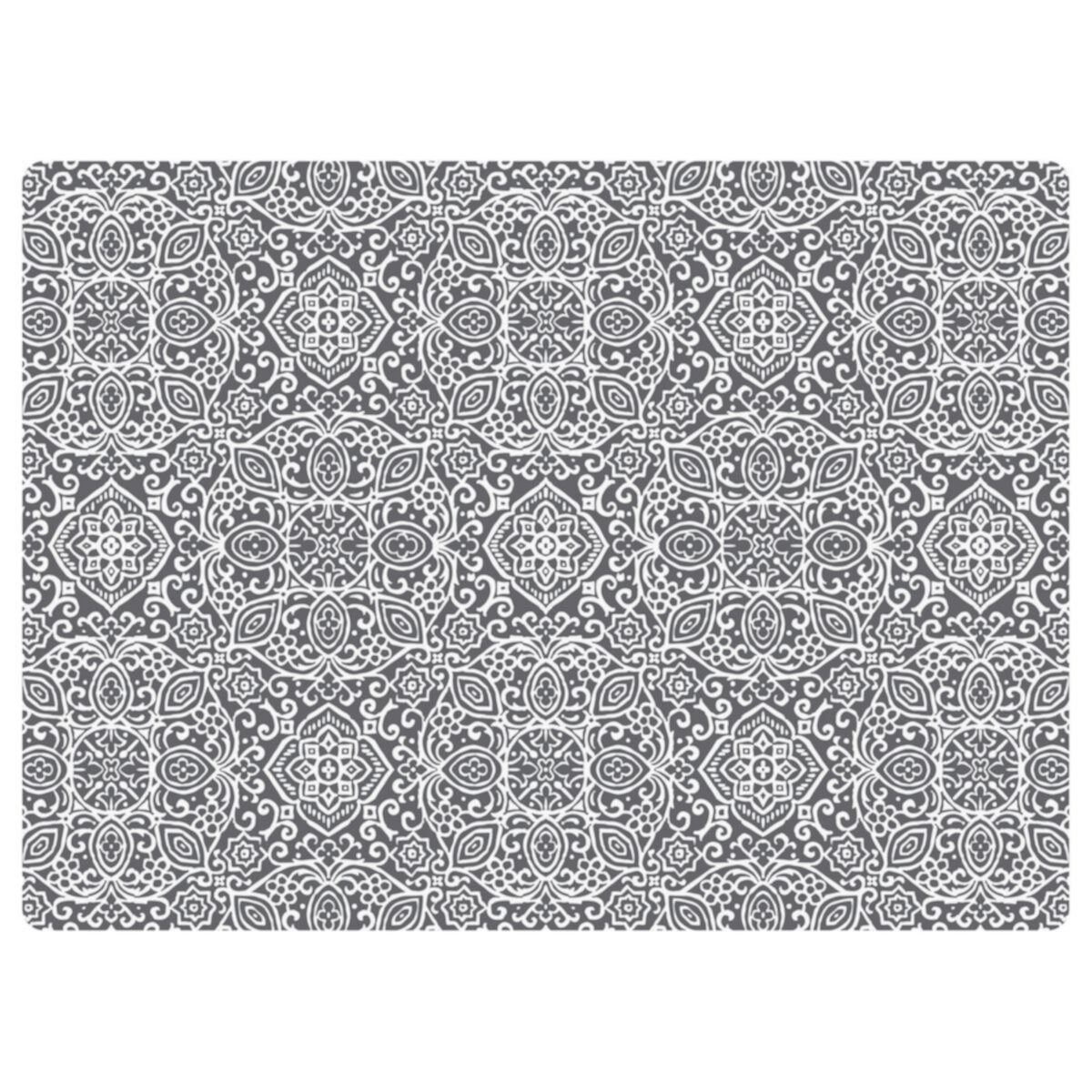 Напольное покрытие для бунгало «Арабеска» от 9 до 5, коврик для настольного стула — 35 x 47 дюймов Bungalow Flooring