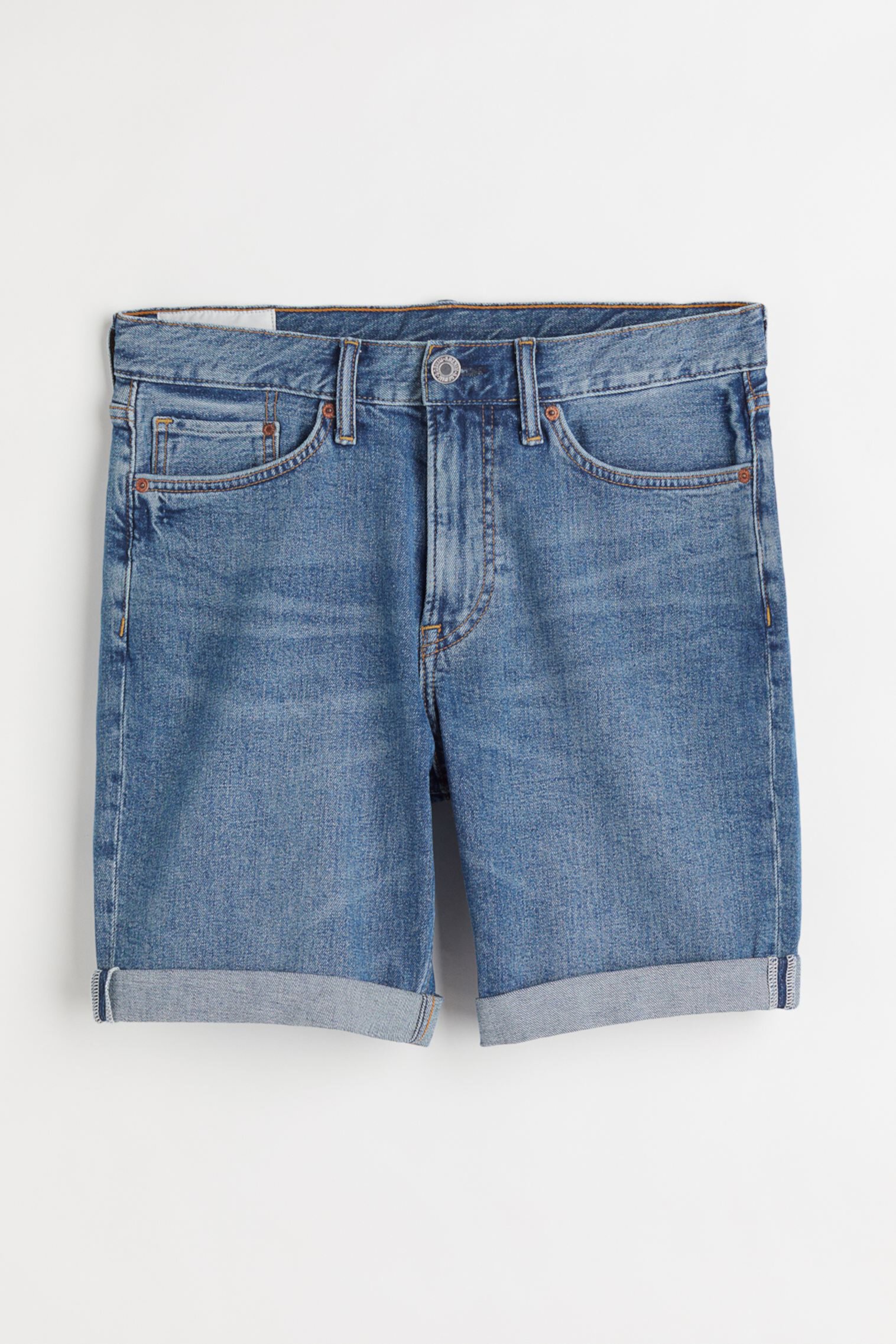 Узкие джинсовые шорты H&M