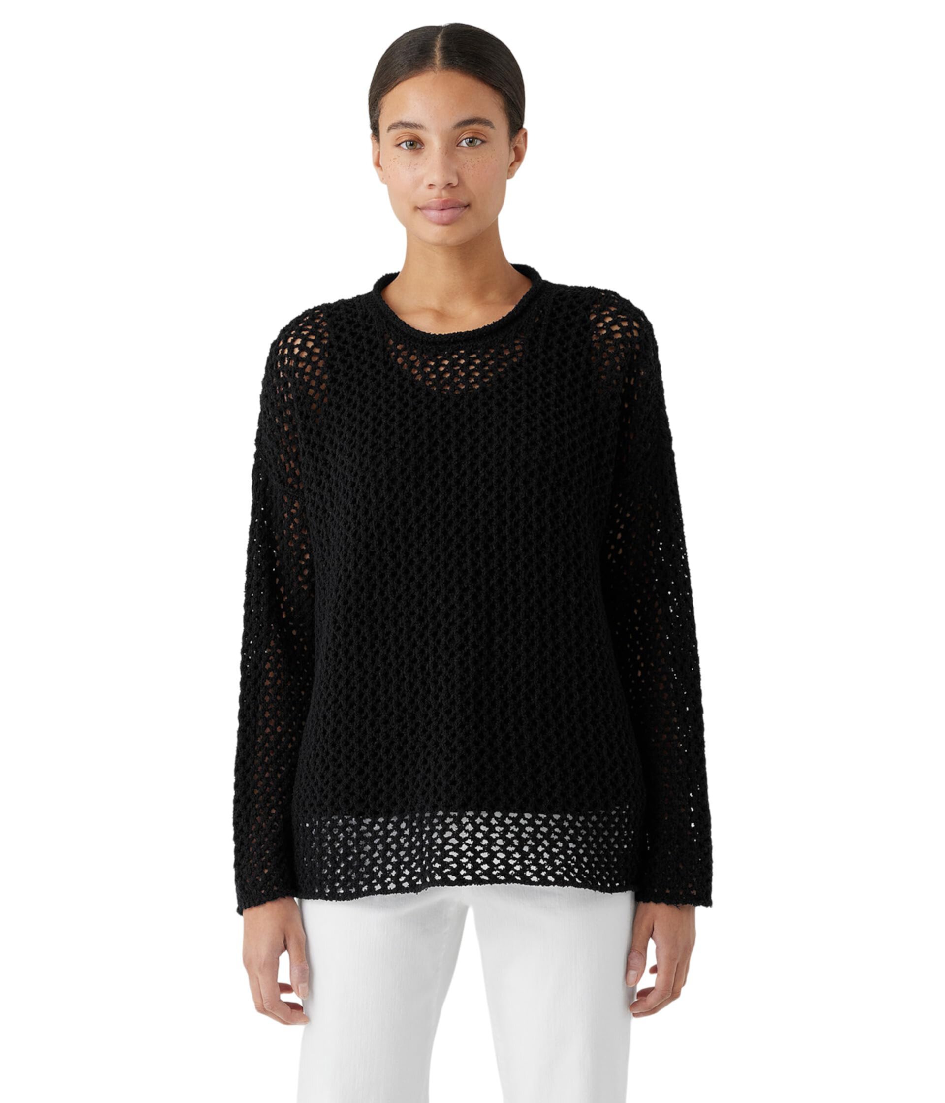 Crew Neck Pullover Eileen Fisher