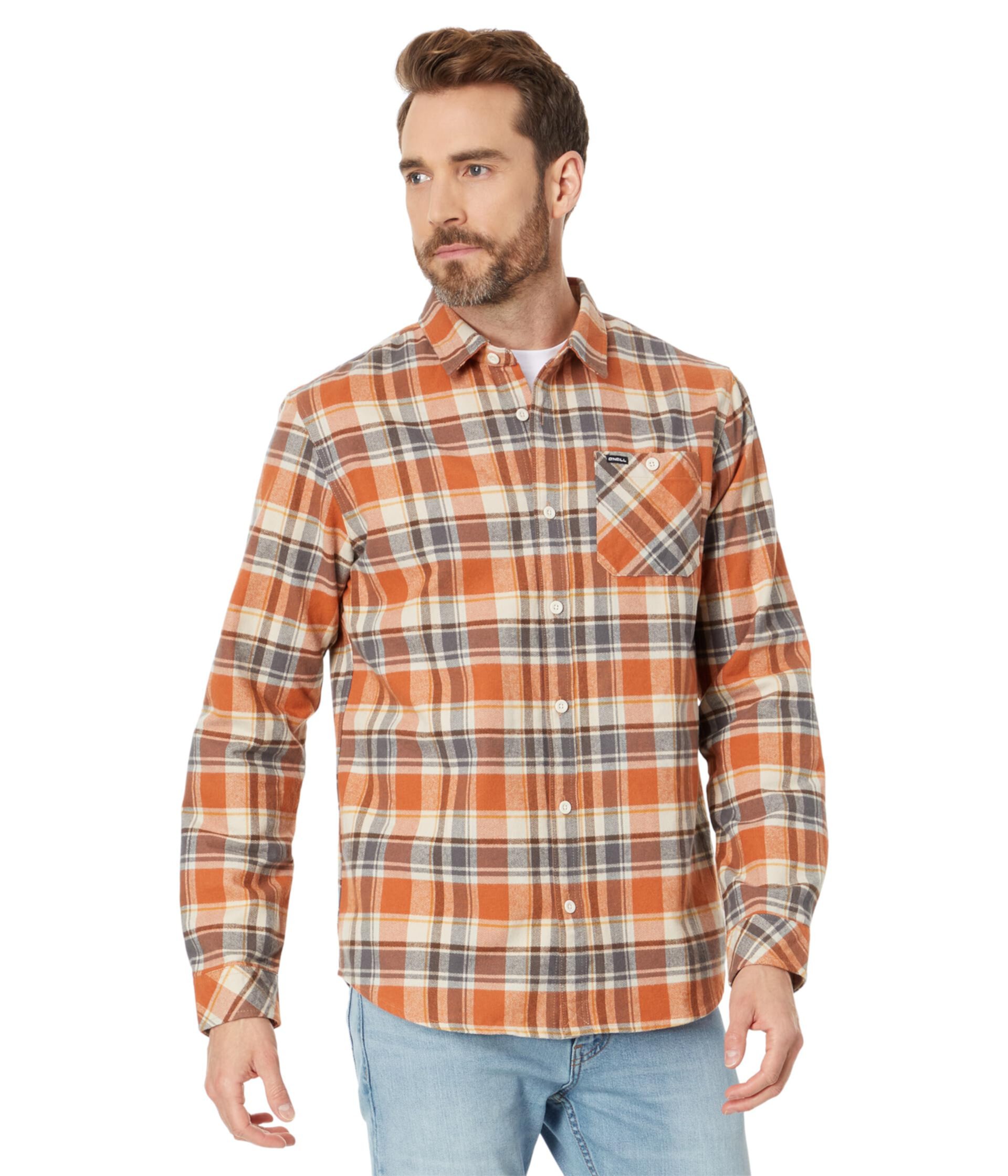 Winslow Plaid Long Sleeve Flannel Shirt O'Neill