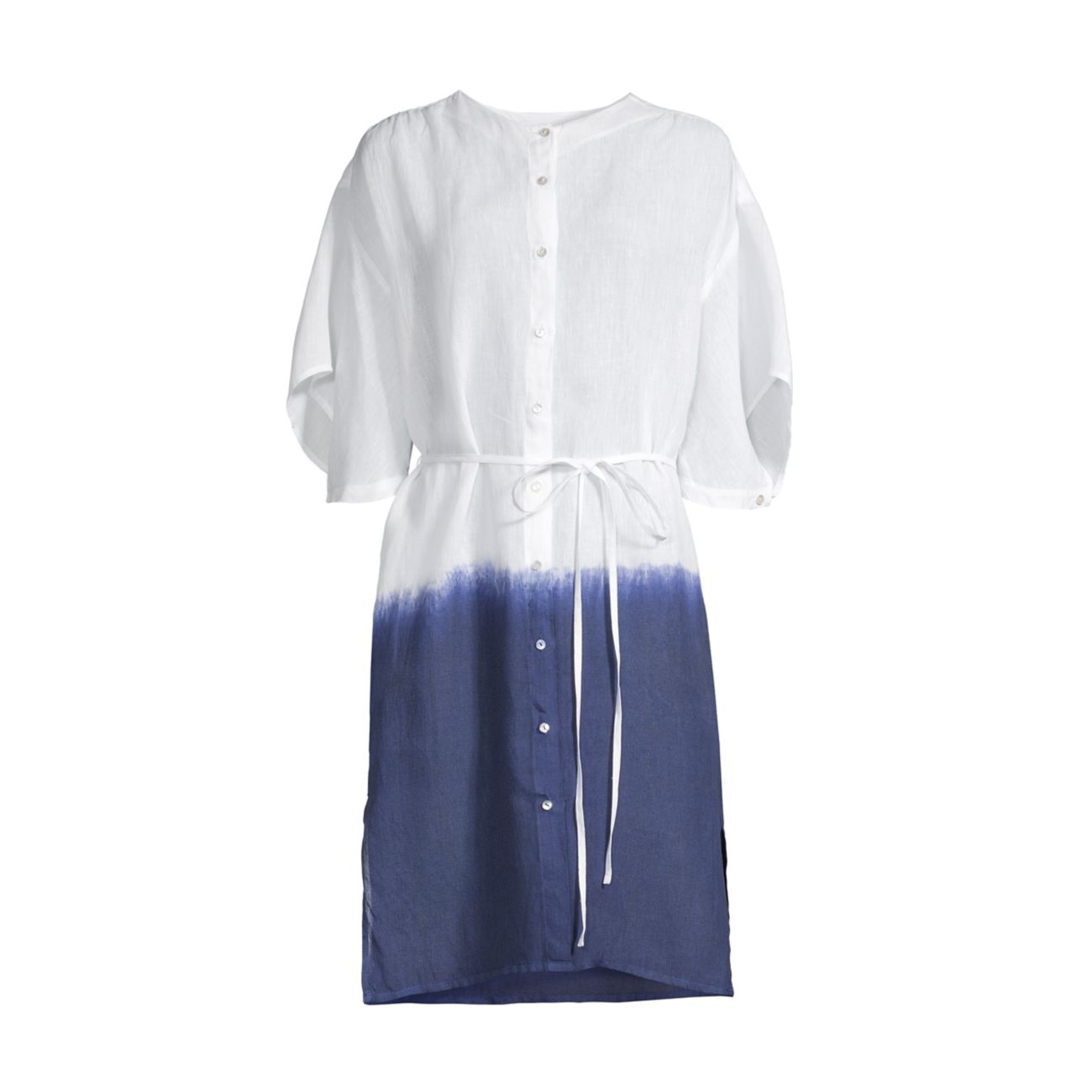 Льняное платье-рубашка Dip-Dye 120% Lino