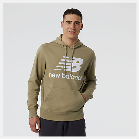 New Balance Women's NYC Marathon NB Essentials Stacked Logo Full Zip Hoodie - Blue - Hoodies