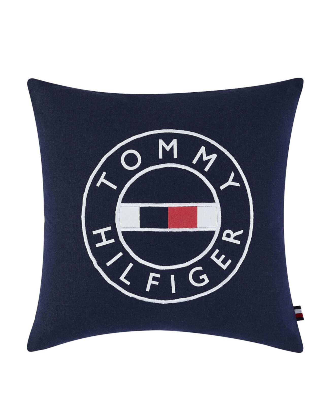 Декоративная подушка с круглым флажком, 18 x 18 дюймов Tommy Hilfiger