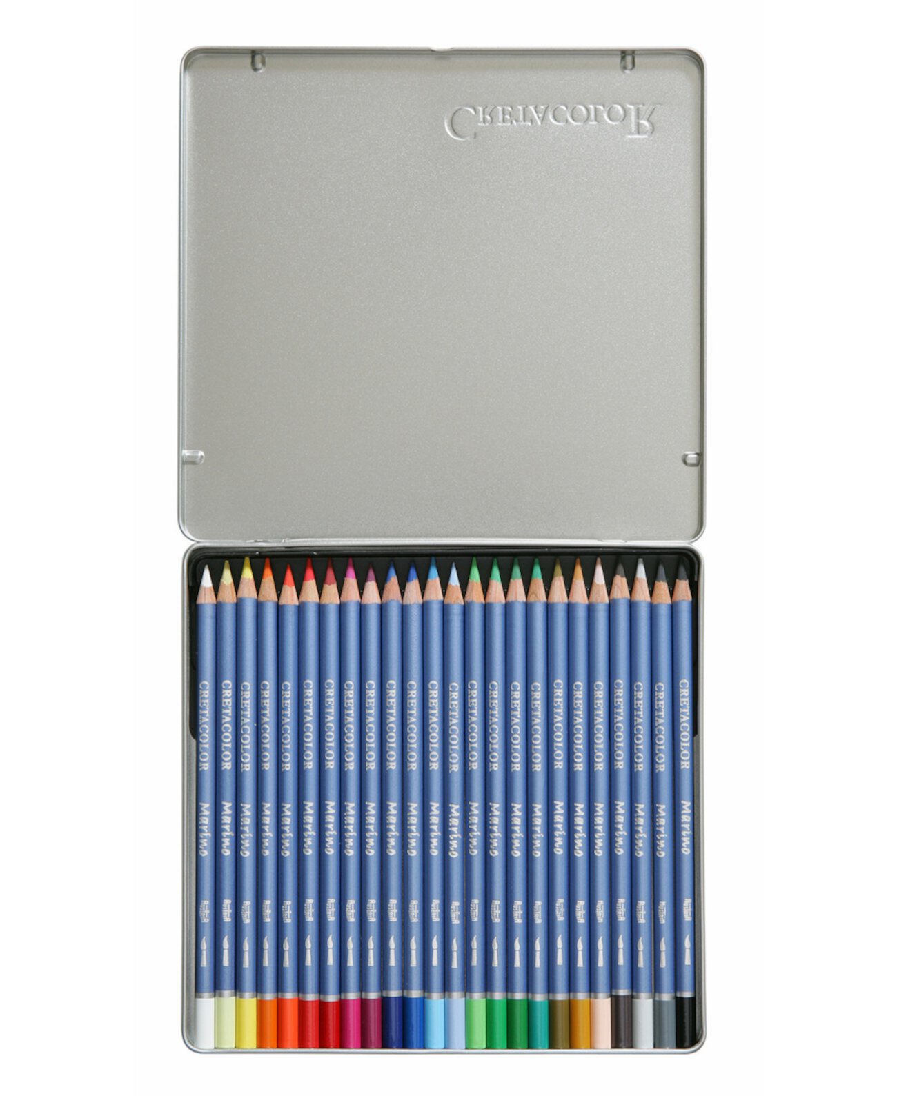 Набор акварельных карандашей Marino Lightfast, набор из 24 карандашей Cretacolor