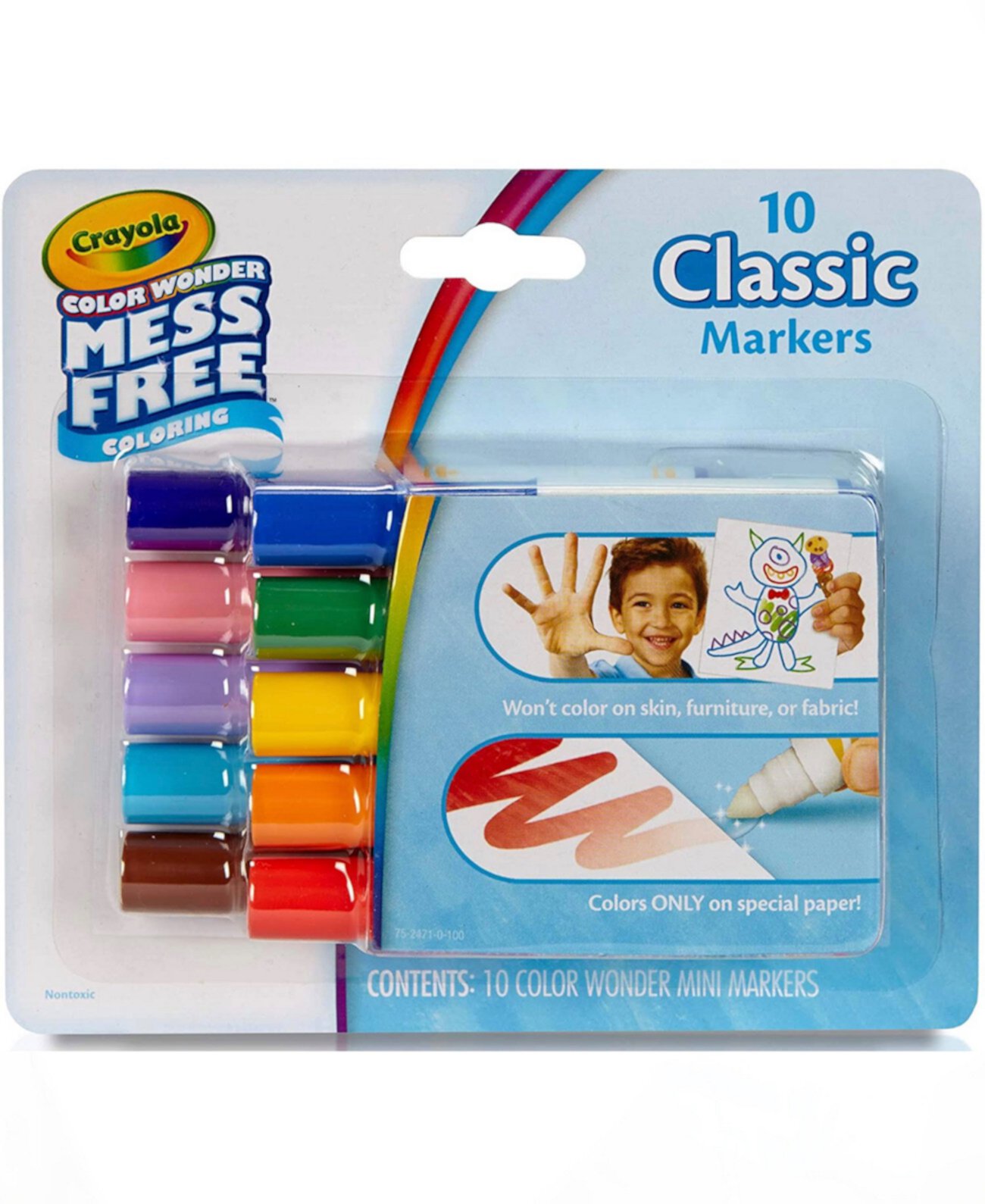 Раскраски Mess Free Markers for Fold lope Crayola