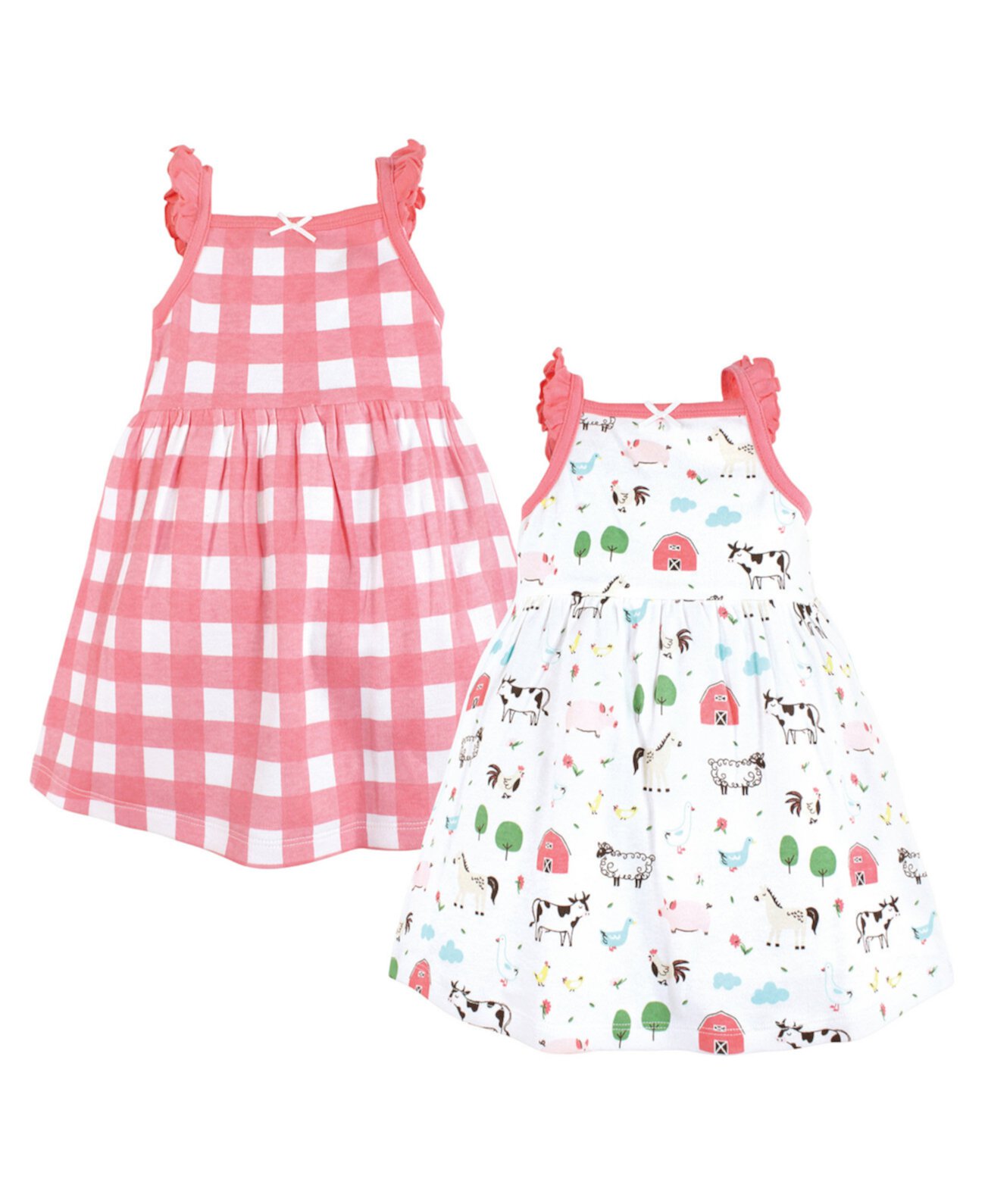 Детские платья без рукавов для девочек, упаковка из 2 шт. Hudson Baby