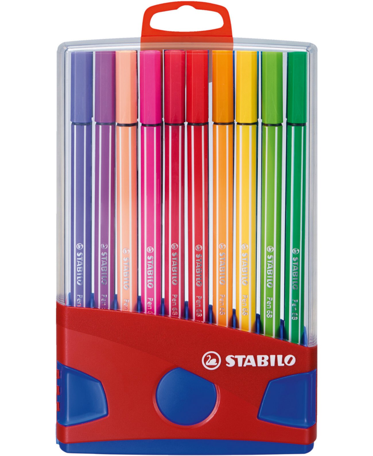 Набор маркеров Pen 68 Color Parade, 10 цветов, упаковка с подвесной биркой Stabilo