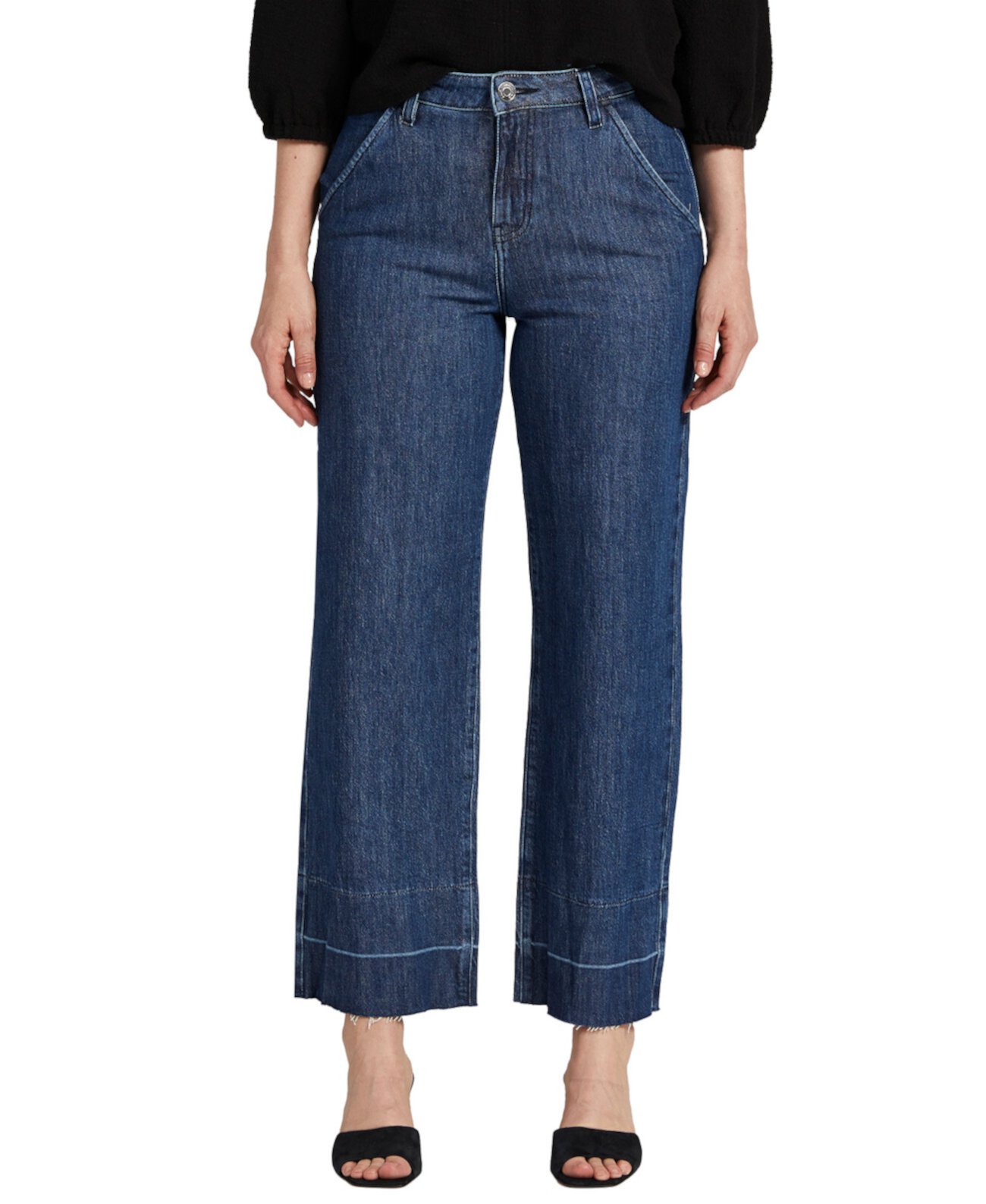 Широкие джинсы со средней посадкой Petite Sophia JAG
