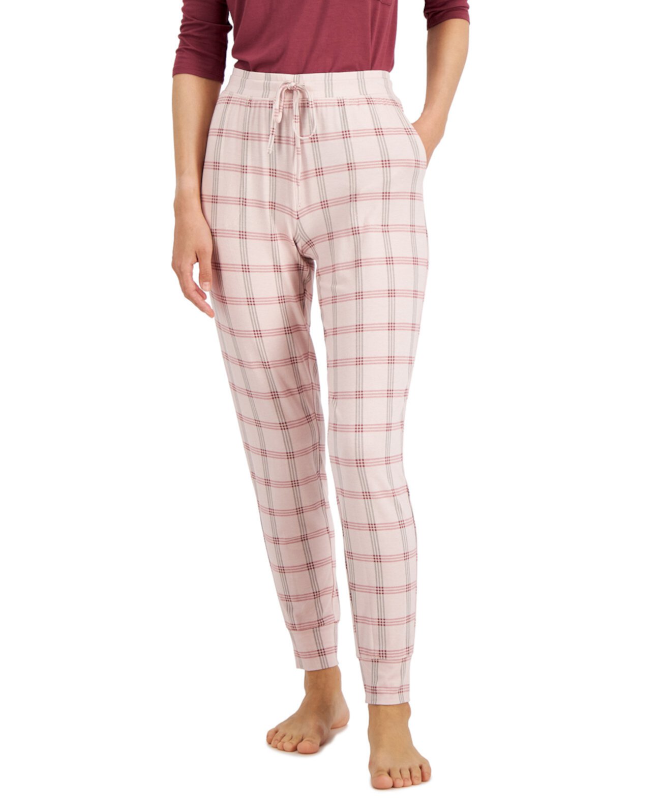 Женские брюки-джоггеры для сна с принтом, созданные для Macy's Alfani