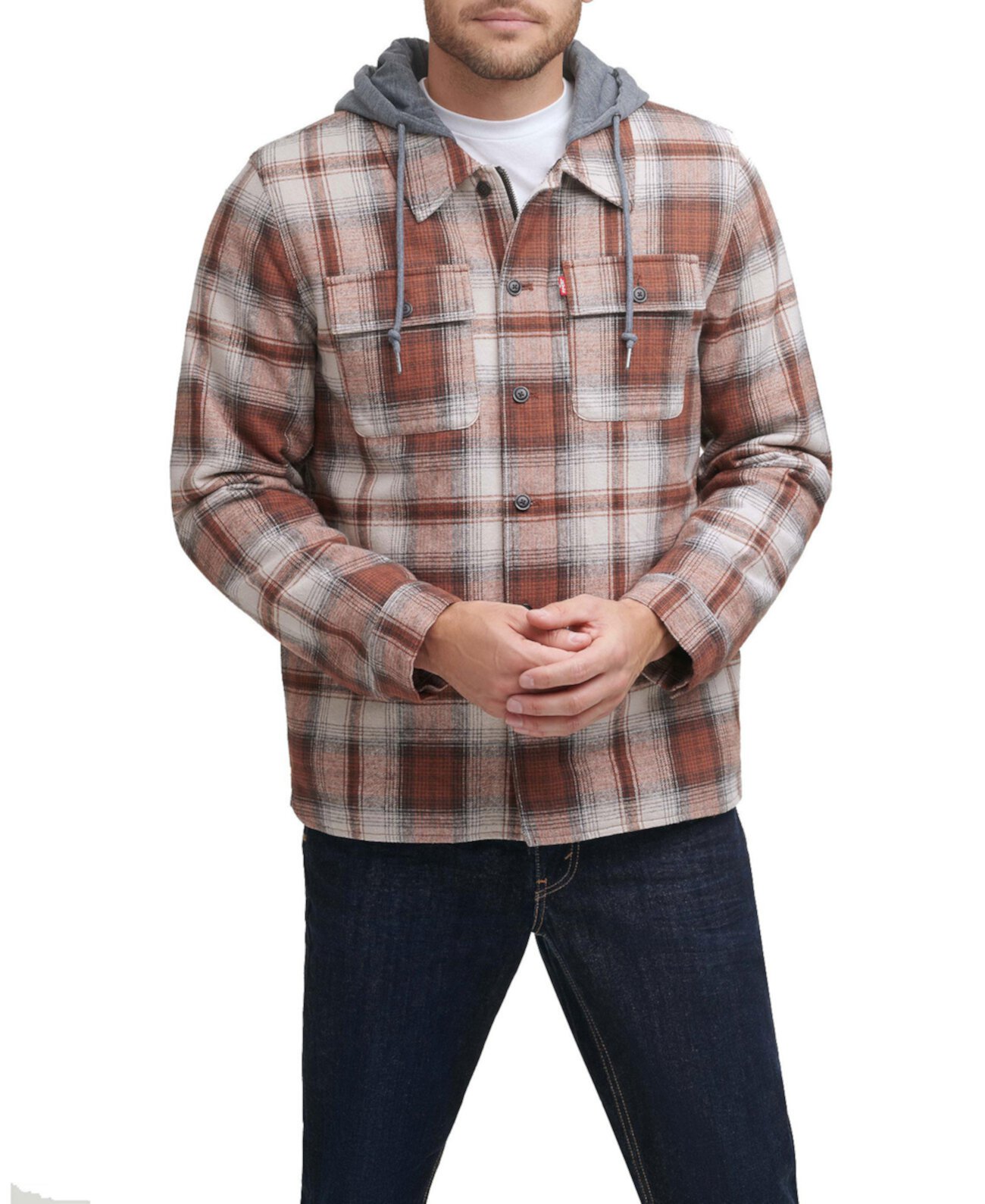 Мужская рубашка-куртка в клетку с подкладкой Sherpa от Levi's Levi's®