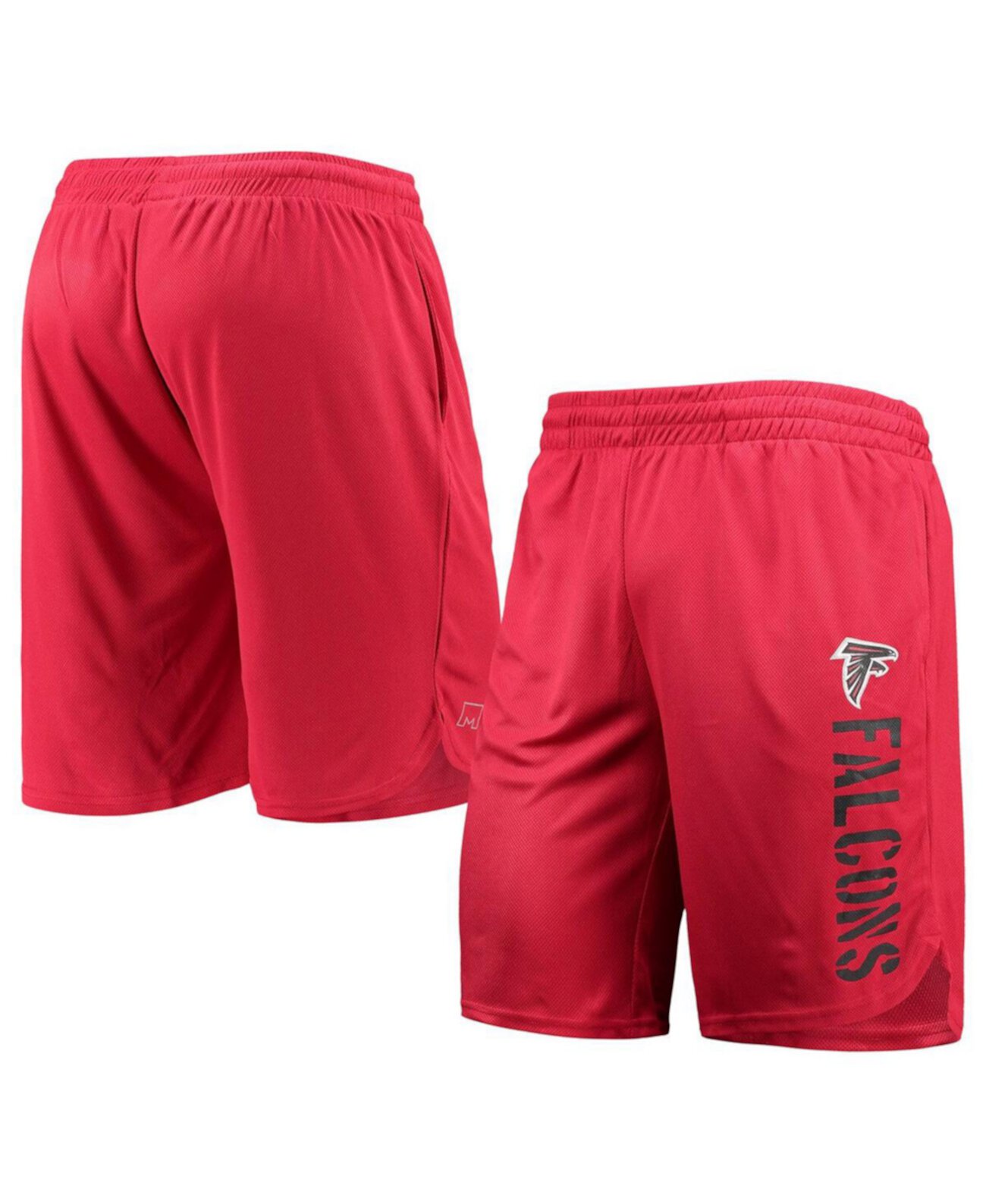 Красные мужские тренировочные шорты Atlanta Falcons MSX by Michael Strahan