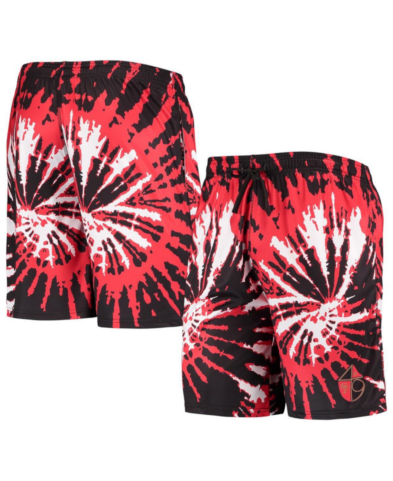 Мужские шорты для отдыха Scarlet San Francisco 49ers Retro Static Mesh Lounge Shorts FOCO