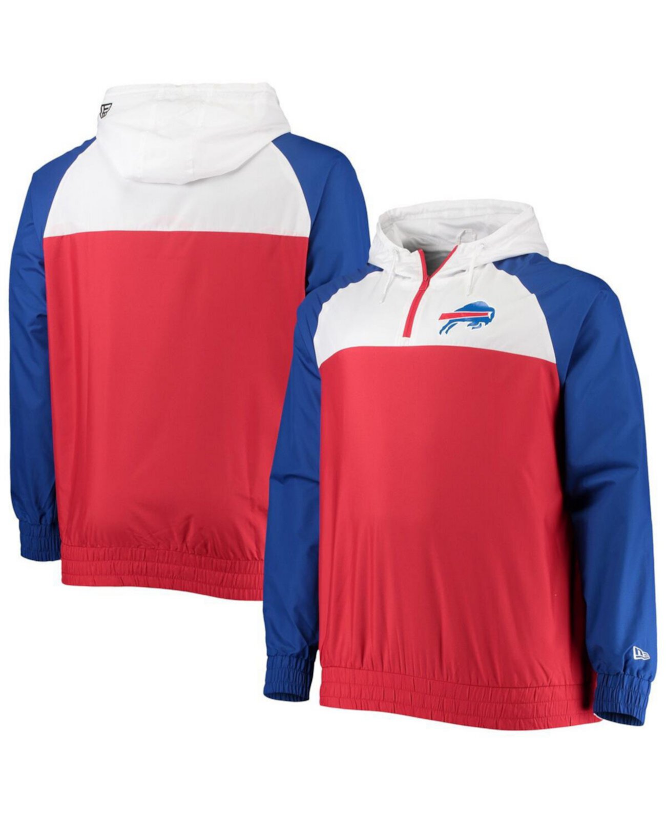 Мужская Толстовка New Era Buffalo Bills Raglan Quarter-Zip New Era