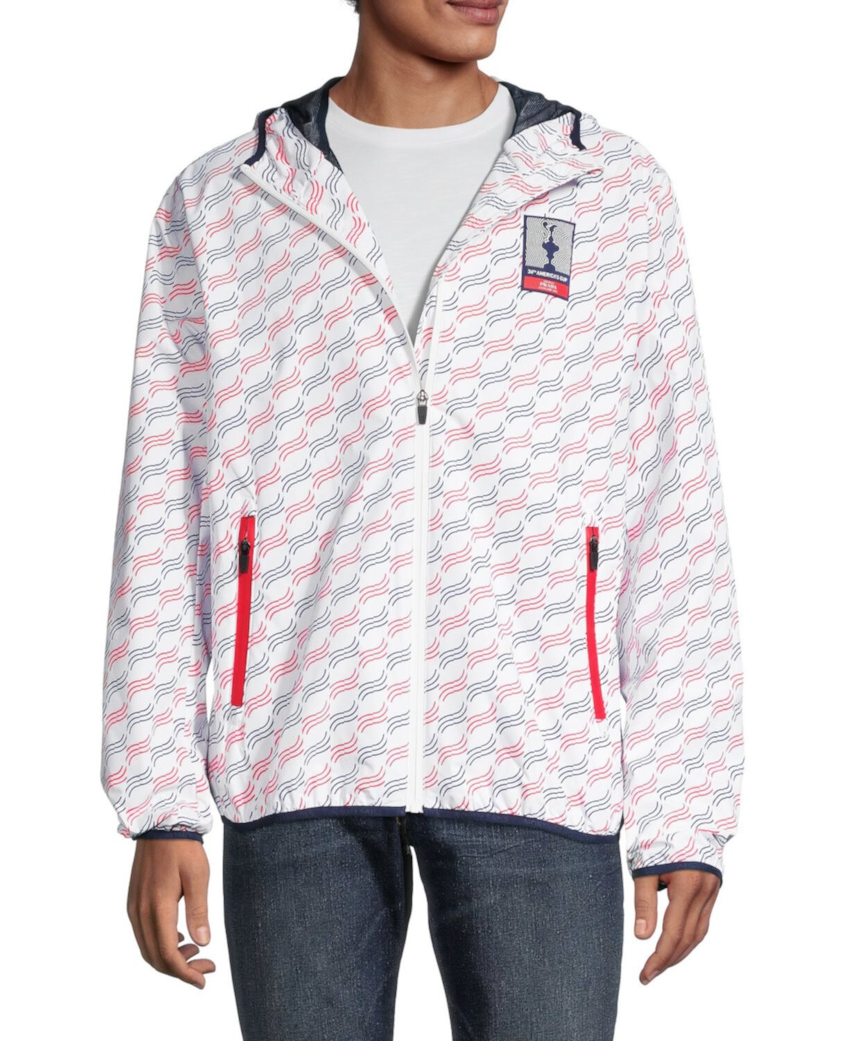 Куртка-ветровка с капюшоном America's Cup North Sails X Prada