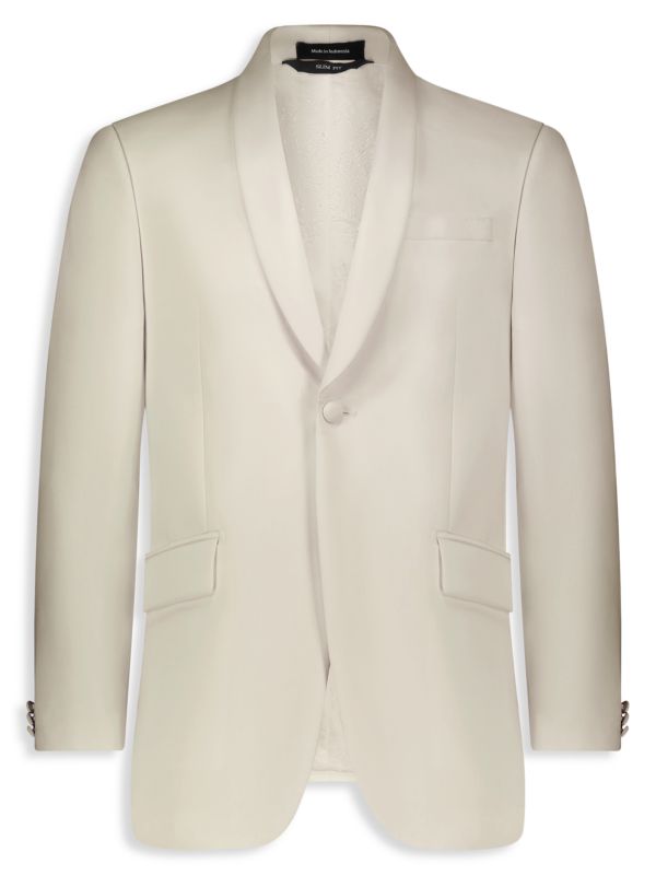 Приталенный пиджак-смокинг Ike Behar