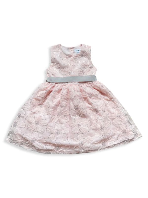 Фактурное платье с цветочным принтом для маленьких девочек и девочек Joe-Ella