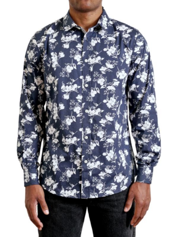 Рубашка на пуговицах Sherman Stretch Fit с цветочным принтом Hyden Yoo