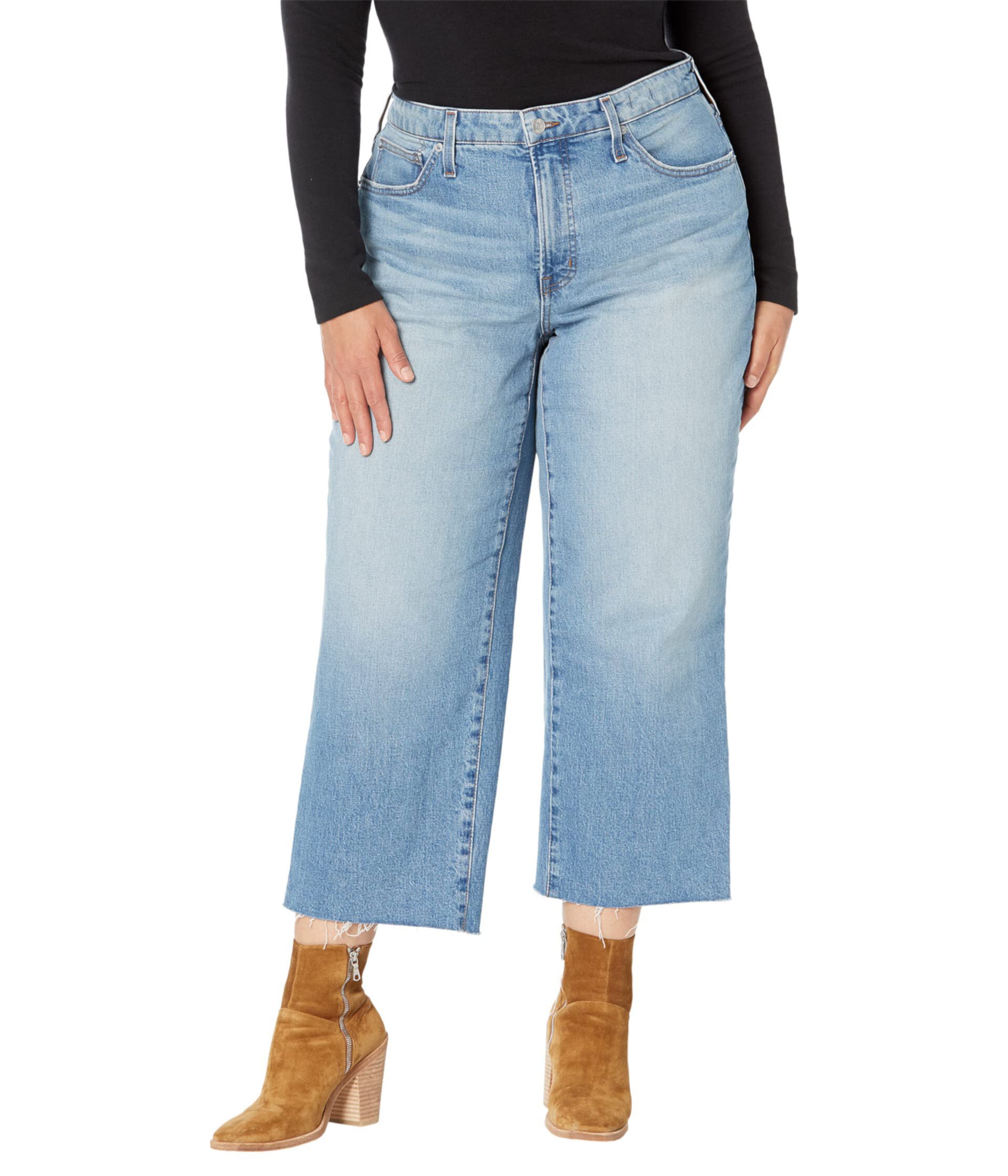 Широкие джинсы Plus Perfect Vintage в цвете Catlin Wash Madewell