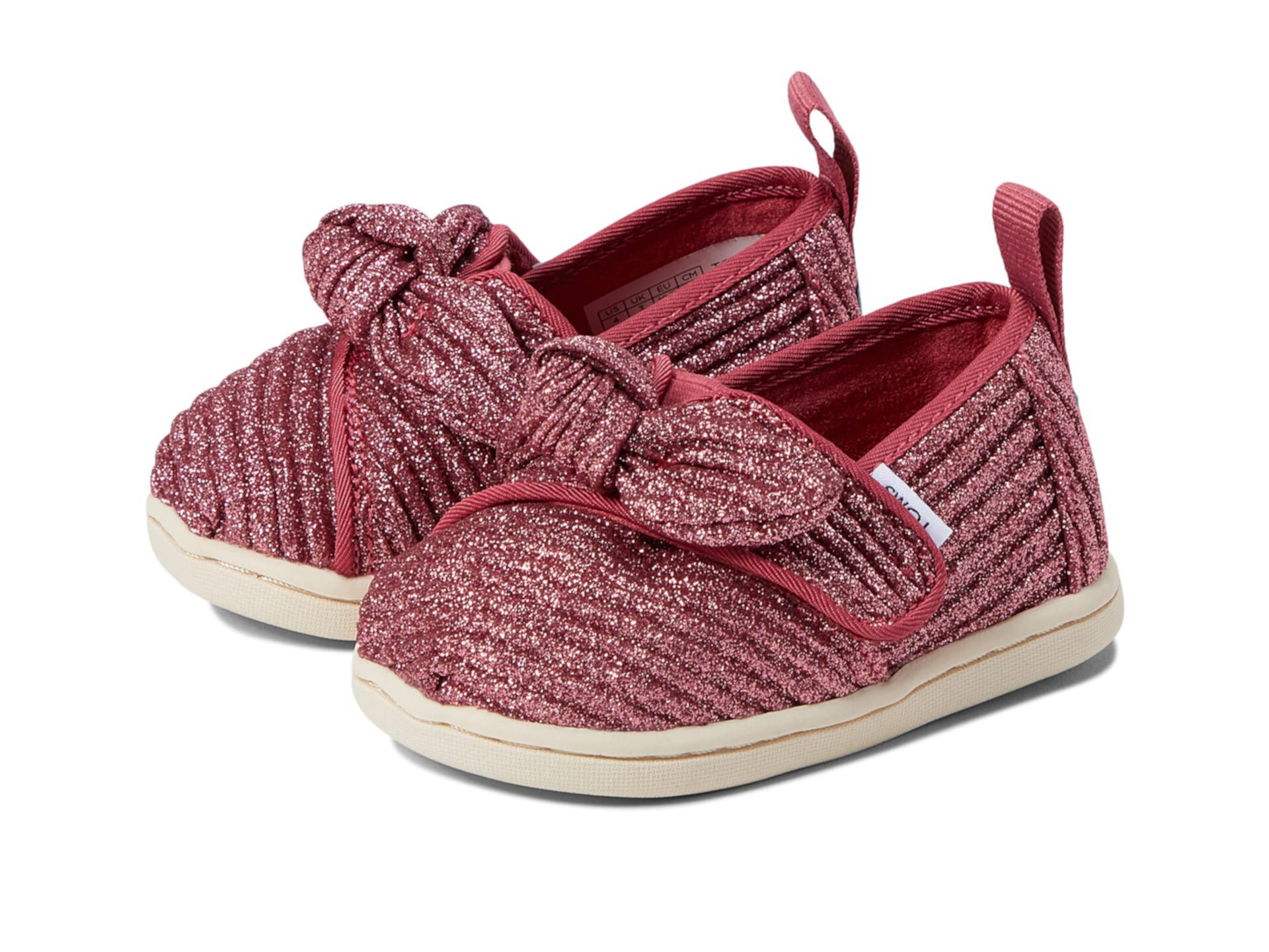 Детские Туфли TOMS Kids Tiny Glimmer Cord Alpargata TOMS Kids