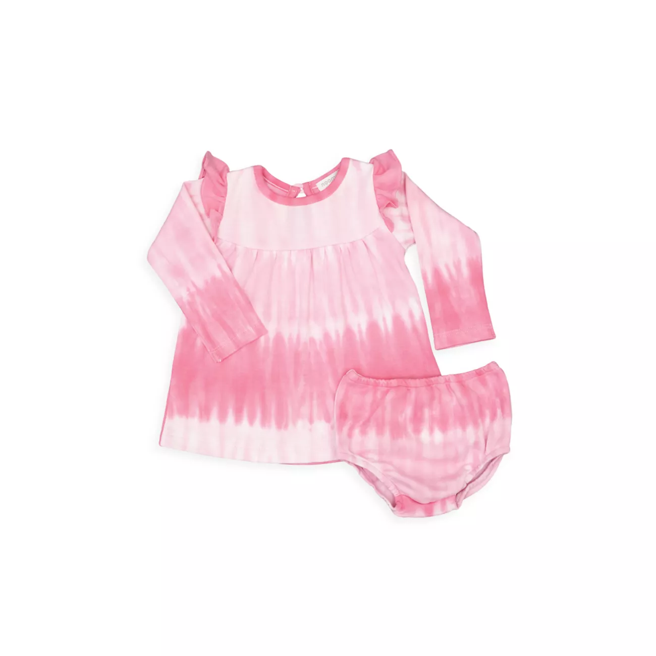 Платье с градиентом тай-дай для маленьких девочек и amp; Комплект шароваров Baby Noomie