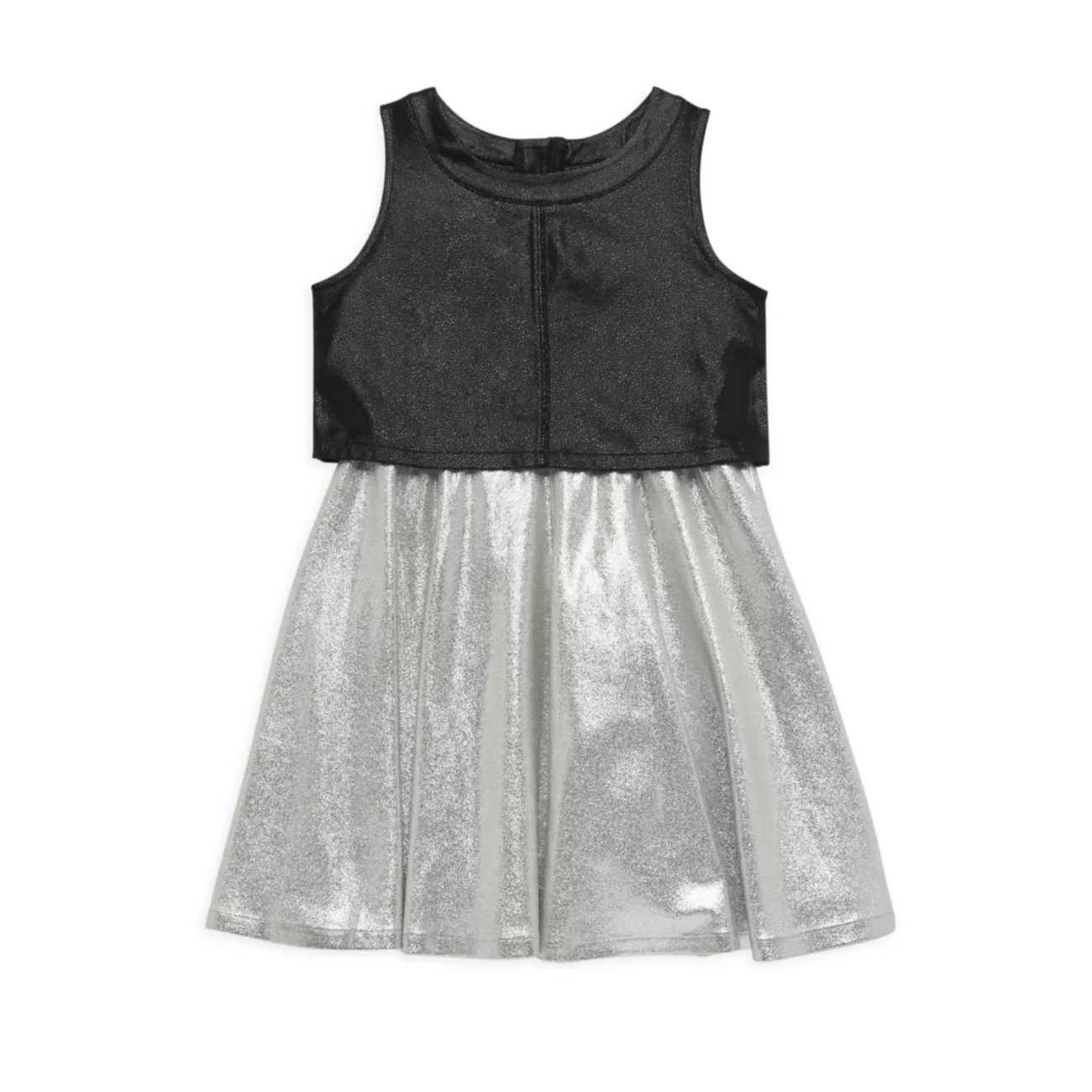Маленькая девочка и усилитель; Многослойное блестящее платье для девочки Mia New York