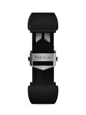 Connected Calibre E4 Leather 22MM Watch Strap TAG Heuer
