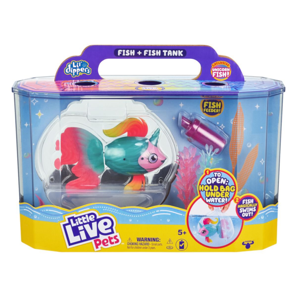 Little Live Pets Fantasea Lil' Dippers Fish and Tank Little Live Pets