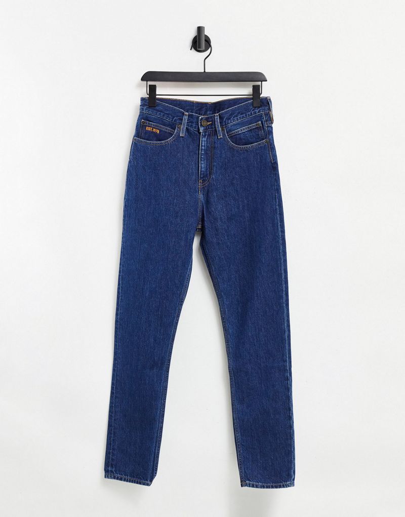 Узкие прямые джинсы в темно-синем оттенке Calvin Klein EST 1978 Calvin Klein