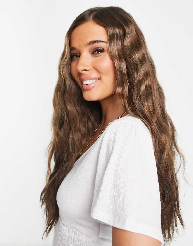 Накладные волосы Clip-In Wavy, 51 см, 7 штук, для объема и длины Easilocks