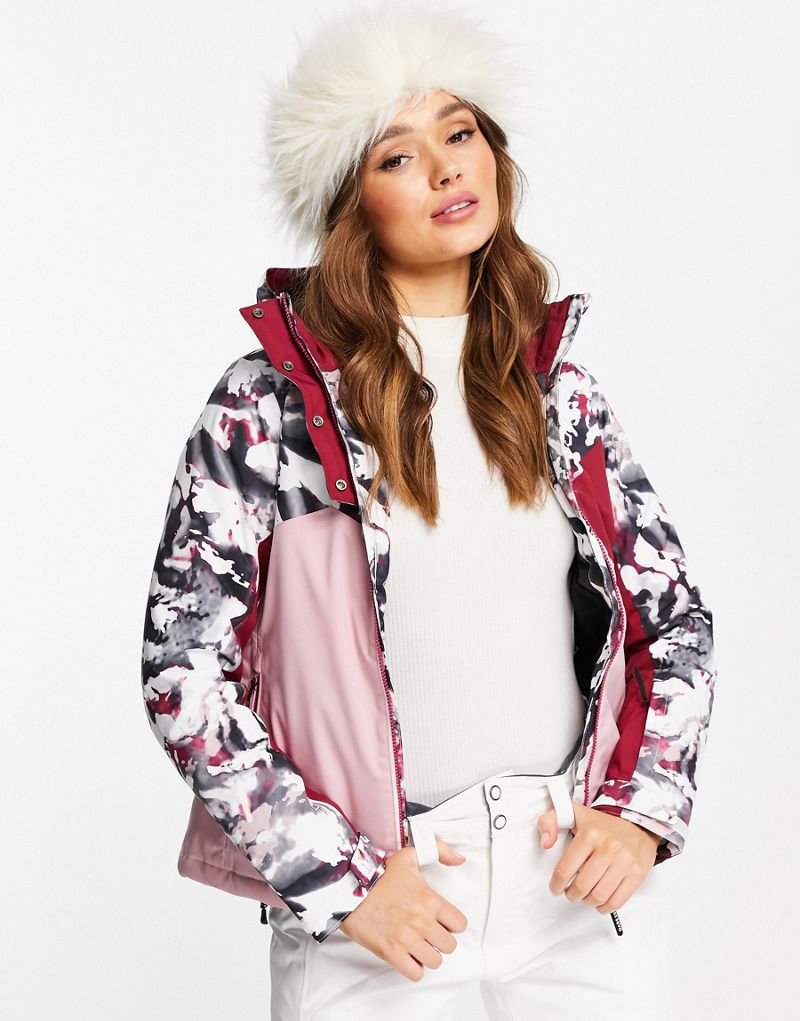 Лыжная куртка Dare 2b с принтом пудрово-розовой бури и свеклой Dare 2b