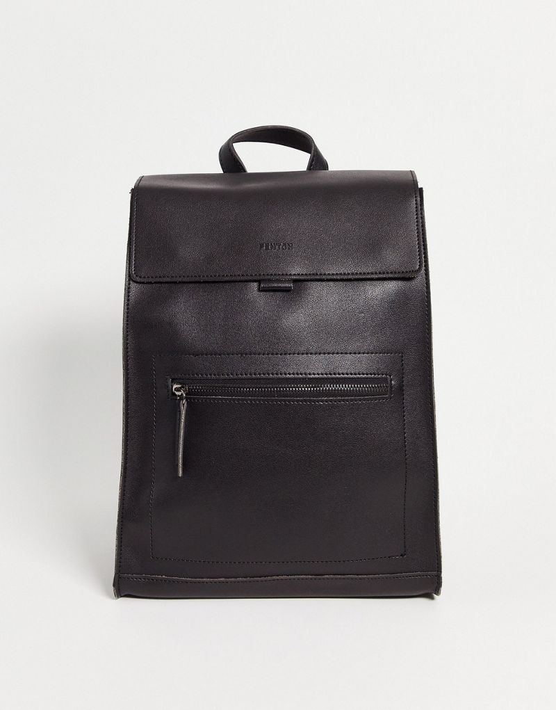 Черный рюкзак с квадратным верхом Fenton Fenton