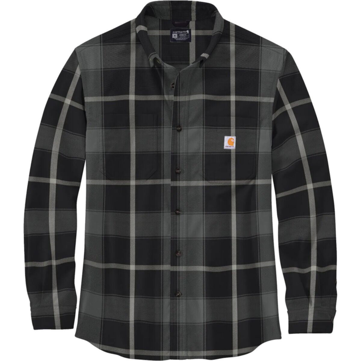 Мужская Повседневная рубашка Carhartt Rugged Flex Relaxed Fit MW Flannel LS Plaid Carhartt