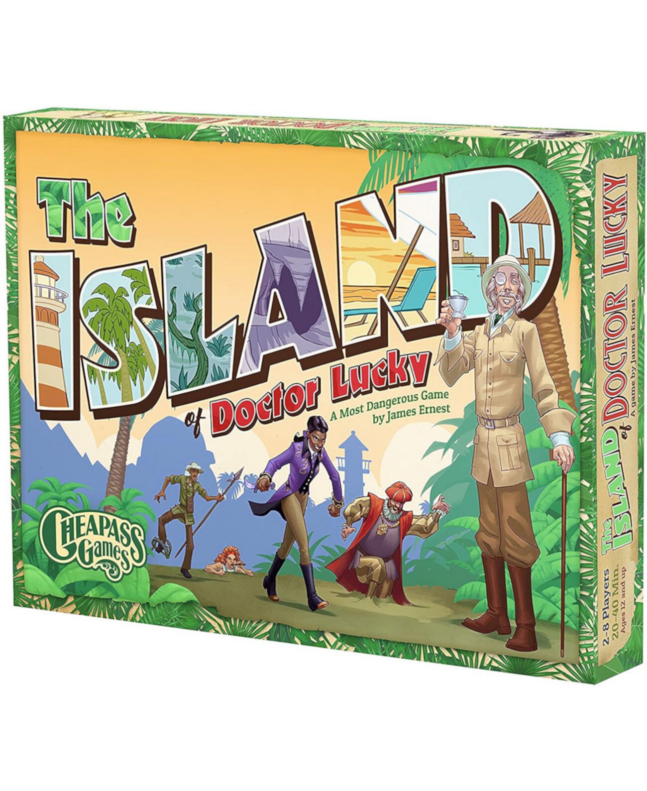 Карточная игра Island Of Doctor Lucky, 80 предметов Greater Than Games